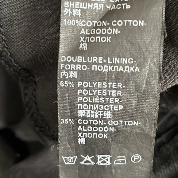 The Koople Jeans Ripped Black Cotton Denim Shorts - Size Small/Kooples Size 1 - Picture 7 of 10